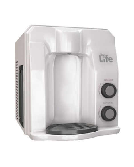 Purificador Super Água Alcalina Ionizada Gelada Ph 9,5 Redox/pral Negativo Flex He- Top Life Branco 127